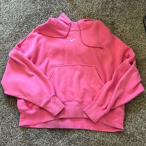 Pink Nike Phoenix Fleece hoodie
